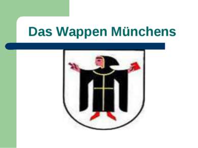 Das Wappen Münchens