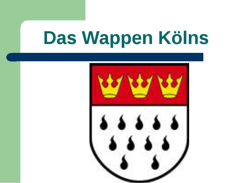 Das Wappen Kölns