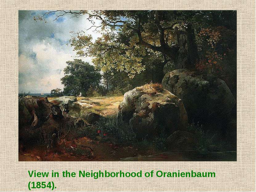 View in the Neighborhood of Oranienbaum (1854).