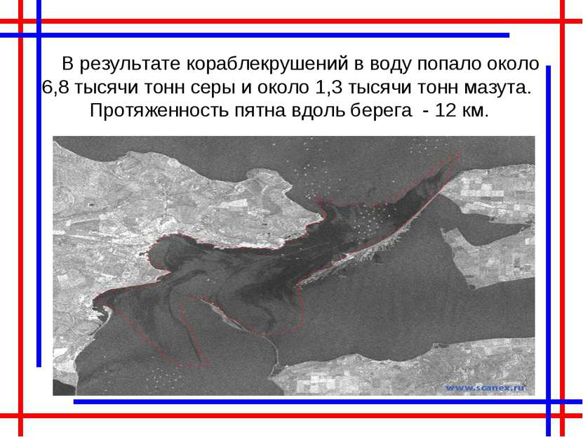 В результате вода попадает. Темная полоса в Азовском море на дне вдоль берега.