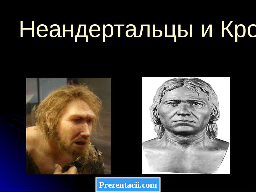 Неандертальцы и Кроманьонцы Prezentacii.com