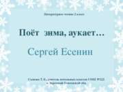 Есенин "Поет зима - аукает...", "Береза" (2 класс)