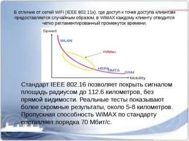 В отличие от сетей WiFi (IEEE 802.11x), где доступ к точке доступа клиентам п...