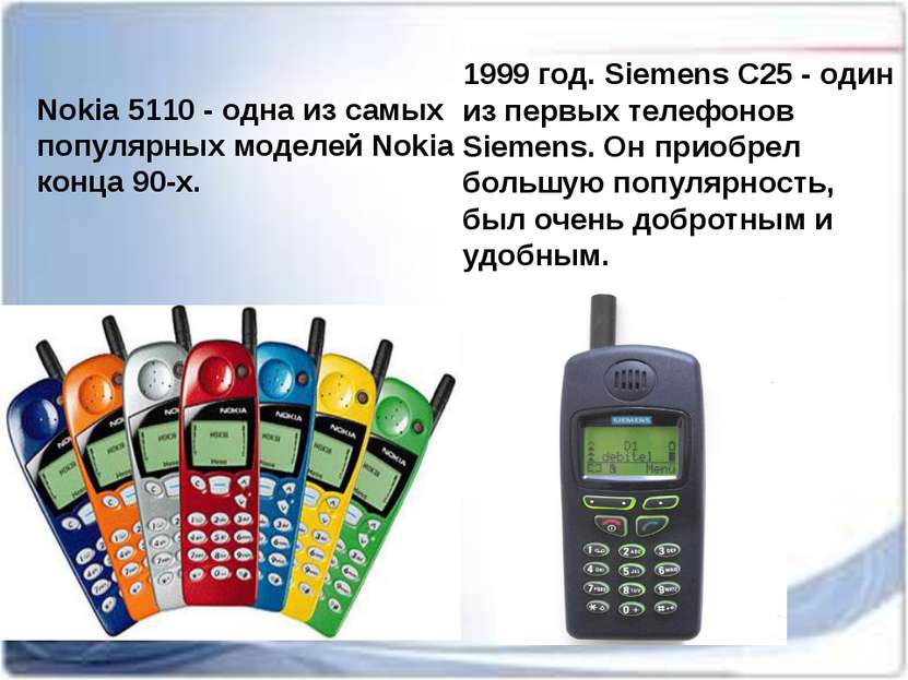 Nokia 5110 - одна из самых популярных моделей Nokia конца 90-х. 1999 год. Sie...