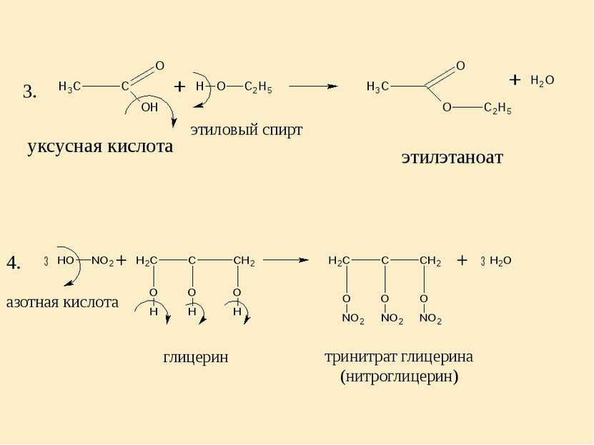 глицерин тринитрат глицерина (нитроглицерин) азотная кислота 3. 4. этиловый с...