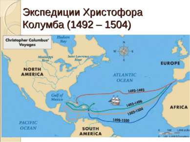 Экспедиции Христофора Колумба (1492 – 1504)