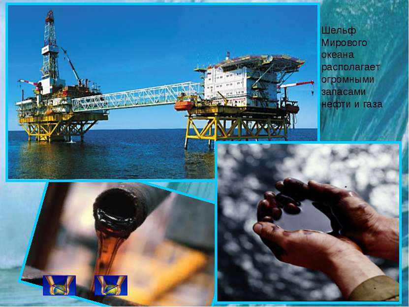 Шельф Мирового океана располагает огромными запасами нефти и газа