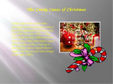 The Candy Canes of Christmas Candy cane sweet treats made primarily from boil...
