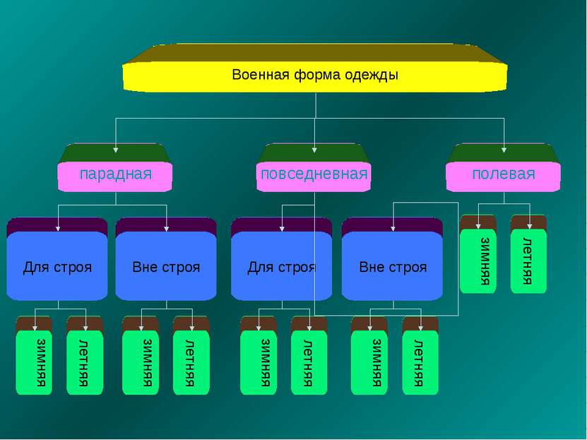 Военная форма одежды парадная повседневная полевая Для строя Вне строя Для ст...