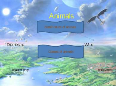 Animals Domestic Wild classification of animals Classes of animals beast of p...