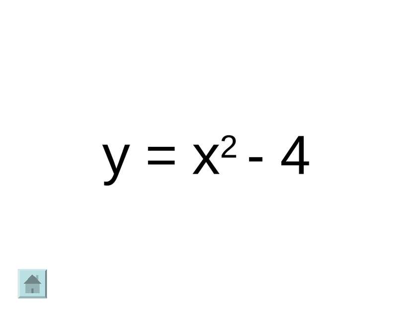 y = х2 - 4