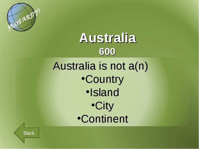 Australia 600 Back