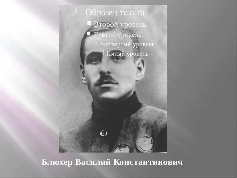 Блюхер Василий Константинович