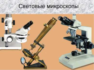 Световые микроскопы