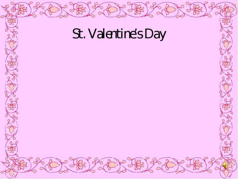 St. Valentine’s Day