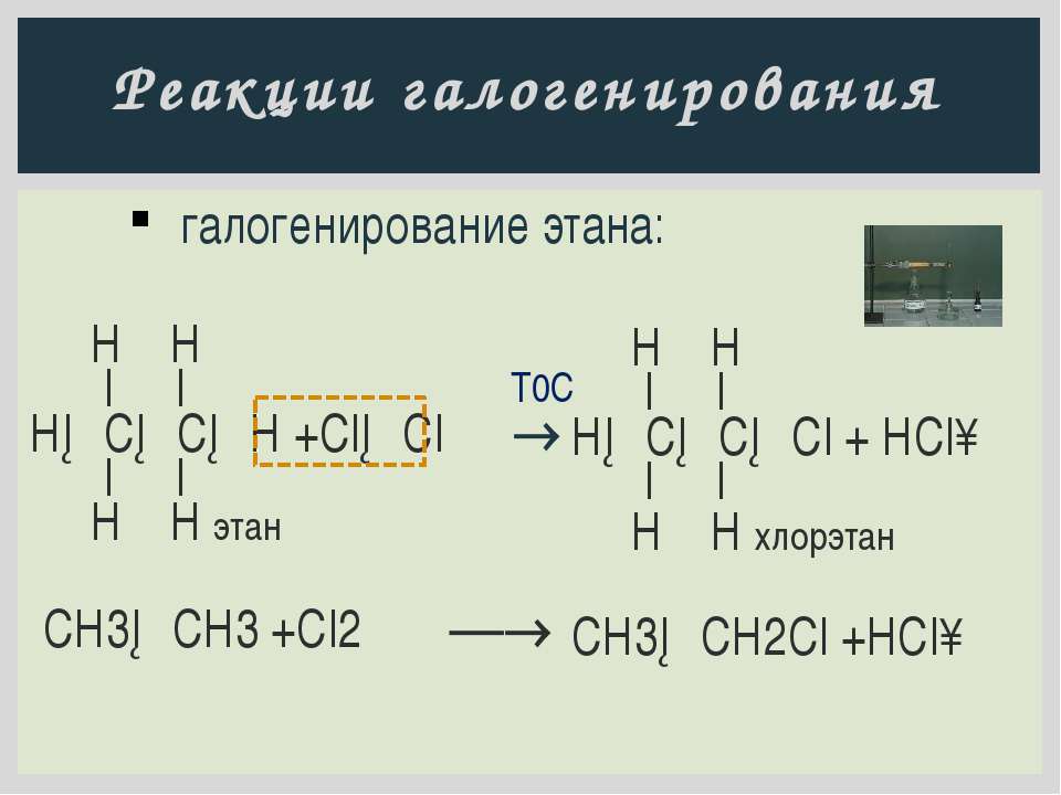 Этан в хлорэтан реакция. Реакция галогенирования этана. Галоегенирование этена. Галогирированип Эьана. Галогенирование этана уравнение.