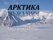 Урок + презентация по географии "Арктика боль и надежда России"(9класс)