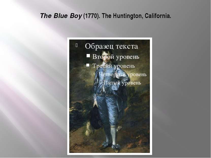 The Blue Boy (1770). The Huntington, California.