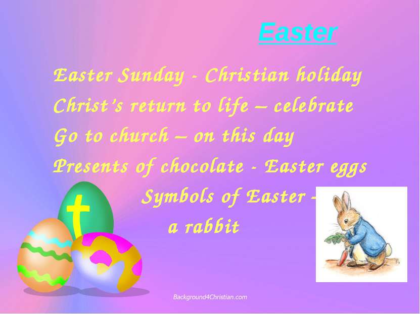 Easter Easter Sunday - Christian holiday Christ’s return to life – celebrate ...