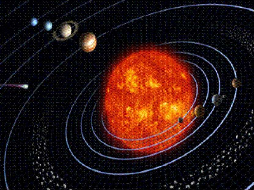 Юпитер 13км/с Сатурн 10км/с Уран 6км/с Нептун 5км/с