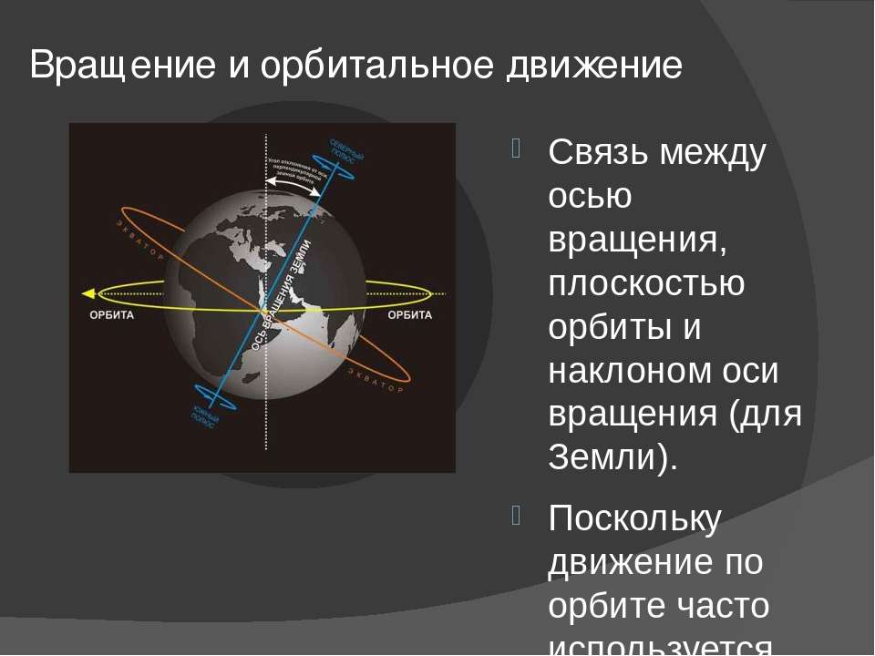 Следствием орбитального движения земли является. Орбитальное вращение земли. Осевое и орбитальное движение. Плоскость орбиты. Движение по орбите.