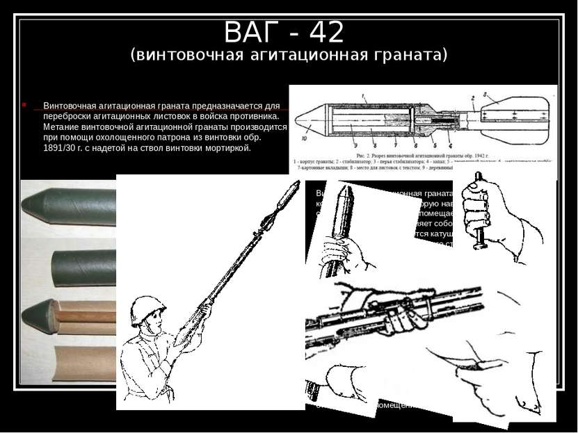 ВАГ - 42 (винтовочная агитационная граната) Винтовочная агитационная граната ...