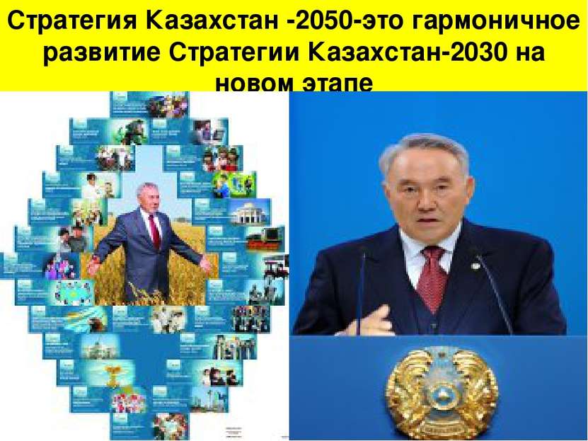 Стратегия Казахстан -2050-это гармоничное развитие Стратегии Казахстан-2030 н...