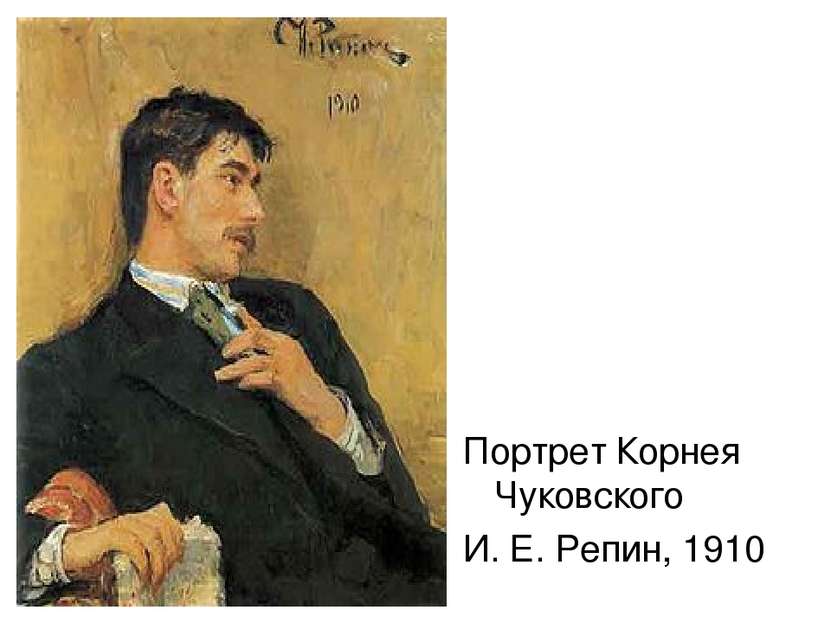 Портрет Корнея Чуковского И. Е. Репин, 1910
