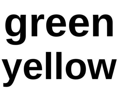 green yellow