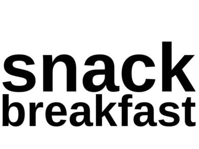 snack breakfast