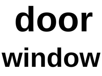 door window