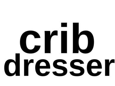 crib dresser