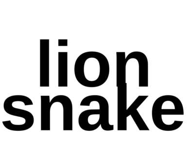 lion snake