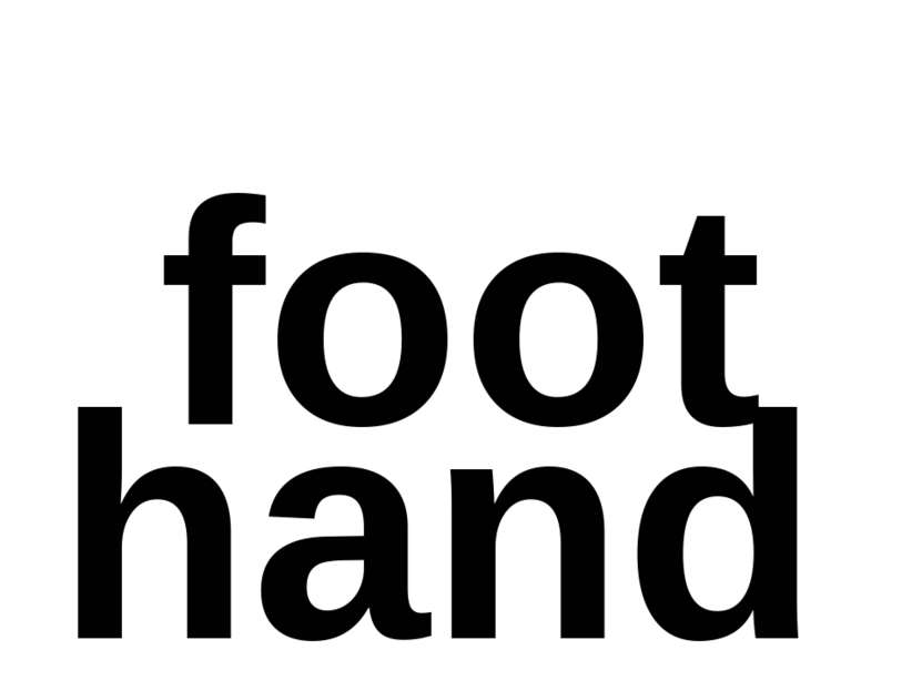 foot hand