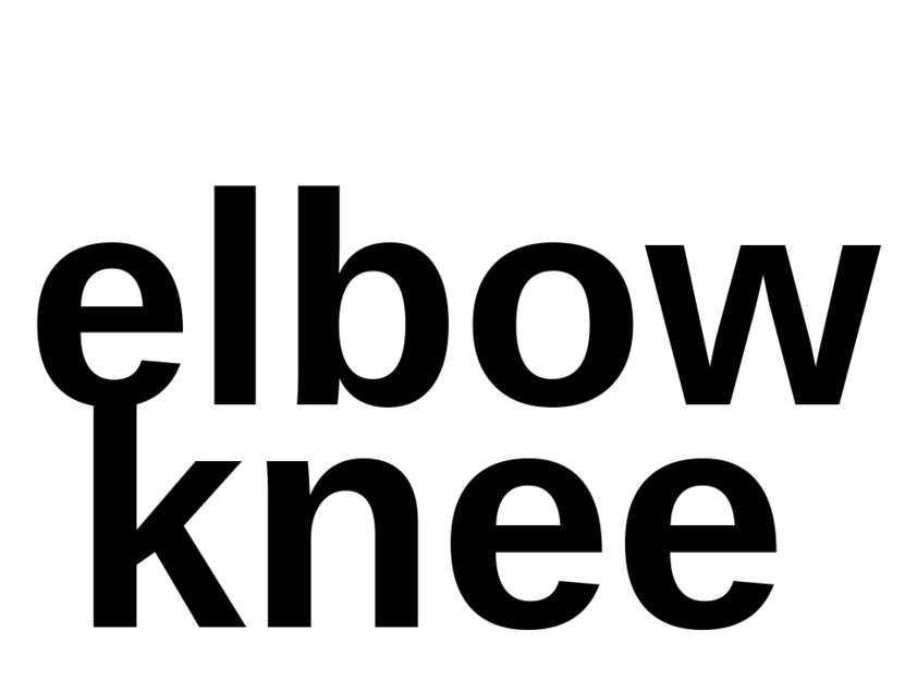 elbow knee