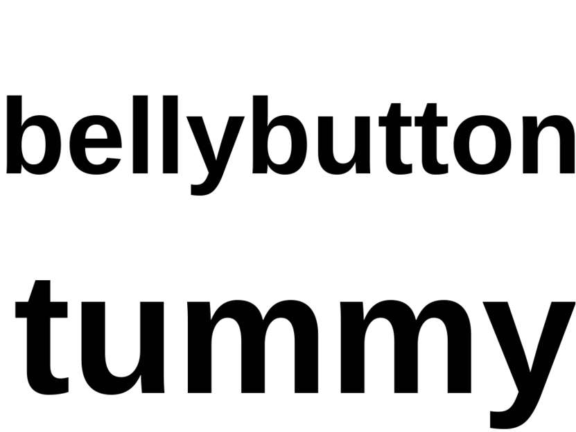 bellybutton tummy