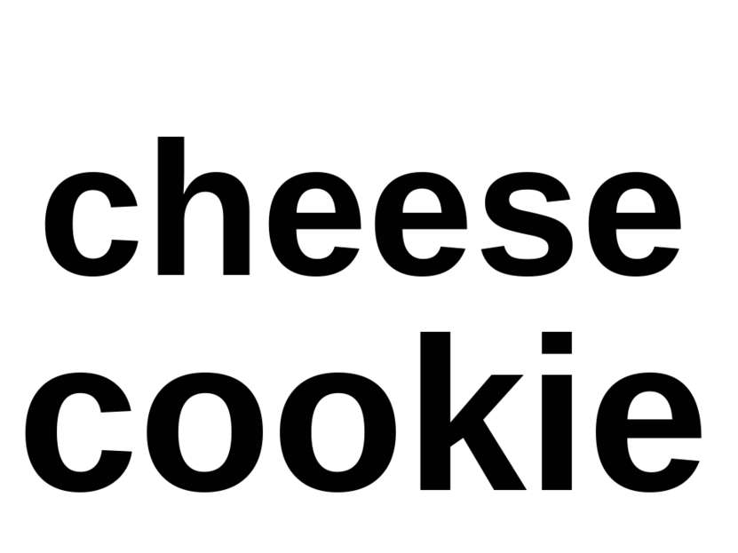 cheese cookie
