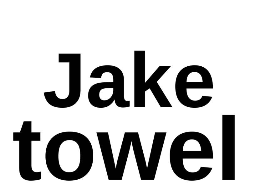 Jake towel