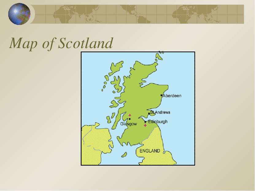 Map of Scotland