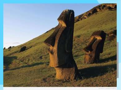 Загадки о.Пасхи Более 230 статуй Моаи Сохранились деревянные дощечки - кохау,...