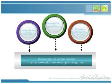 Характерные особенности сельскохозяйственного производства. Многообразие форм...