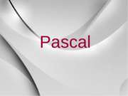 Язык Паскаль