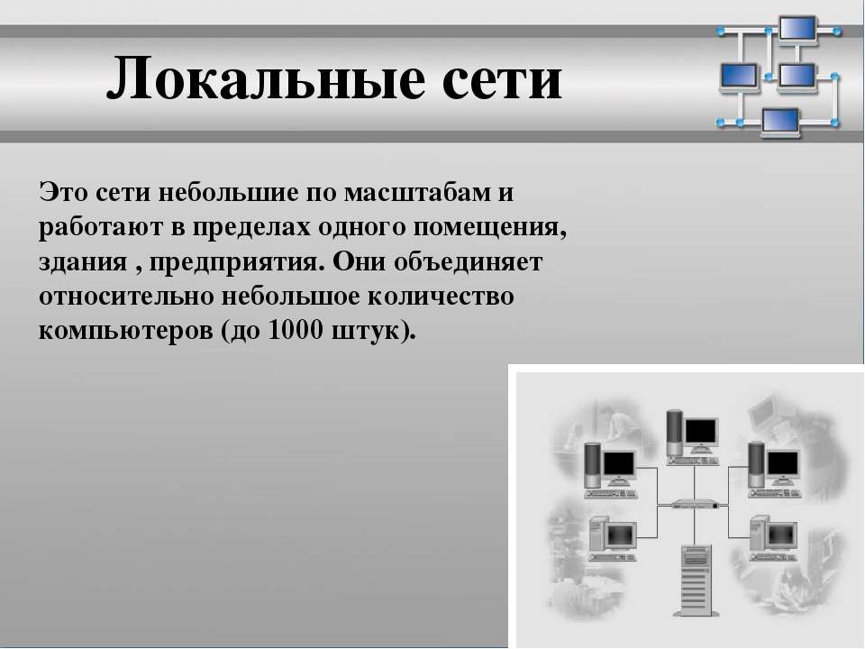 Локальные и глобальные сети презентация