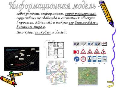 совокупность информации, характеризующая существенные свойства и состояния об...