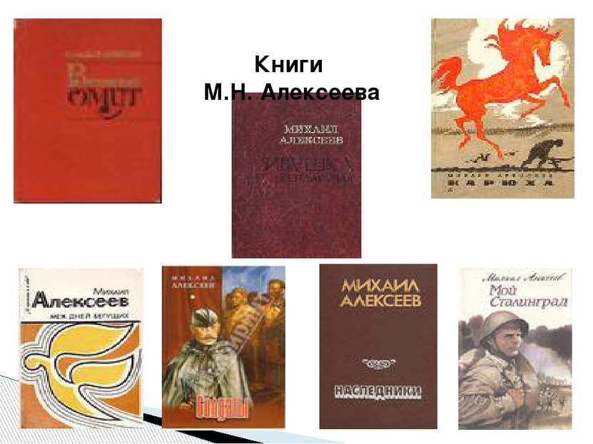 Книги М.Н. Алексеева