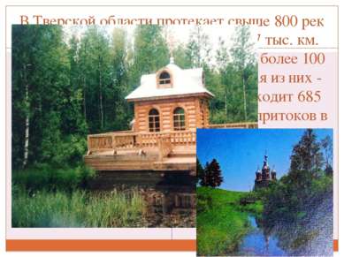 В Тверской области протекает свыше 800 рек и ручьев общей протяженностью 17 т...
