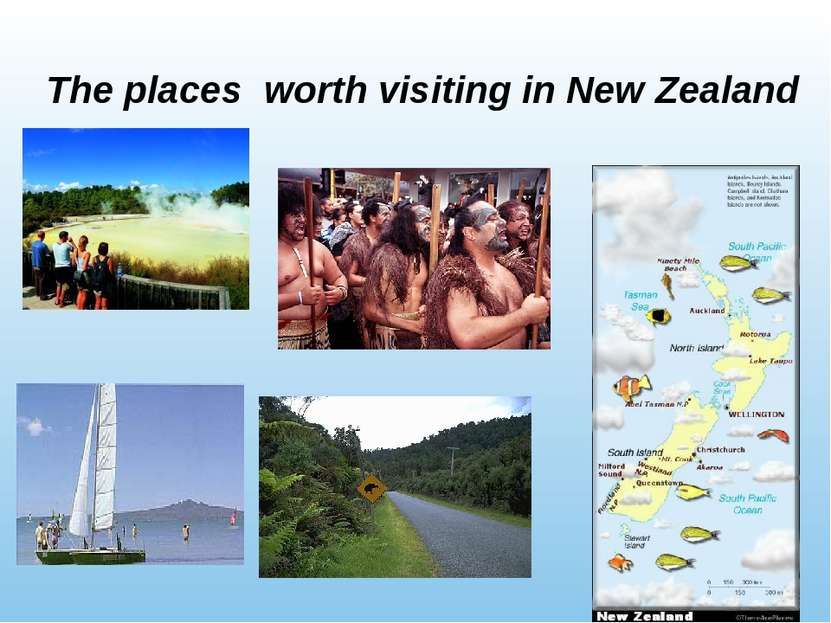 The places worth visiting in New Zealand
