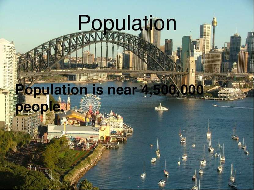 Population Population is near 4,500,000 people.