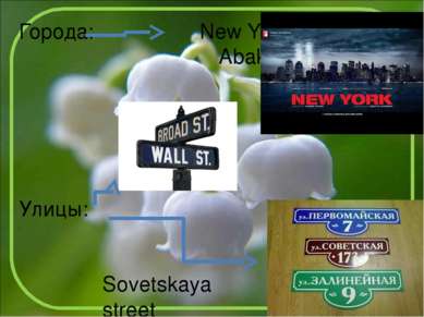 Города: New York Abakan Улицы: Sovetskaya street