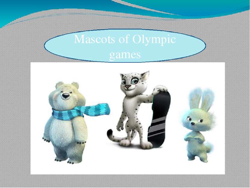 Mascots of Olympic games